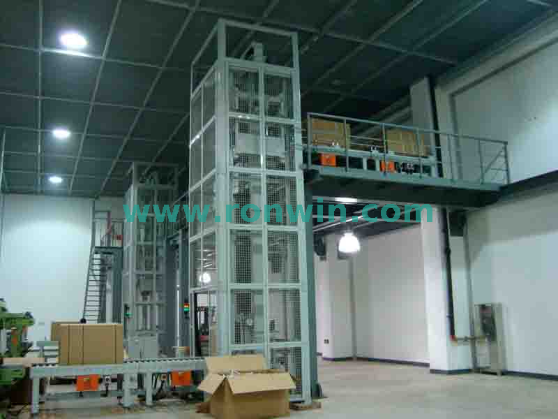 Convoyeur de levage d'ascenseur vertical alternatif de haut en bas