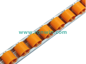 Dia.28 mm Rack-Rack Carton Flow Wheel Track 